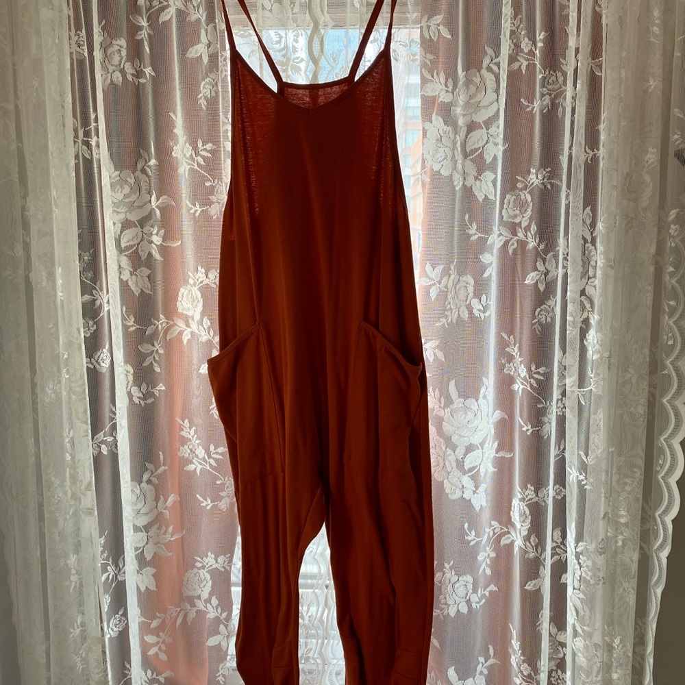 Women's Rust Jumpsuit